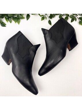 Acne Studios Alma Black leather Ankle Boots 7.5